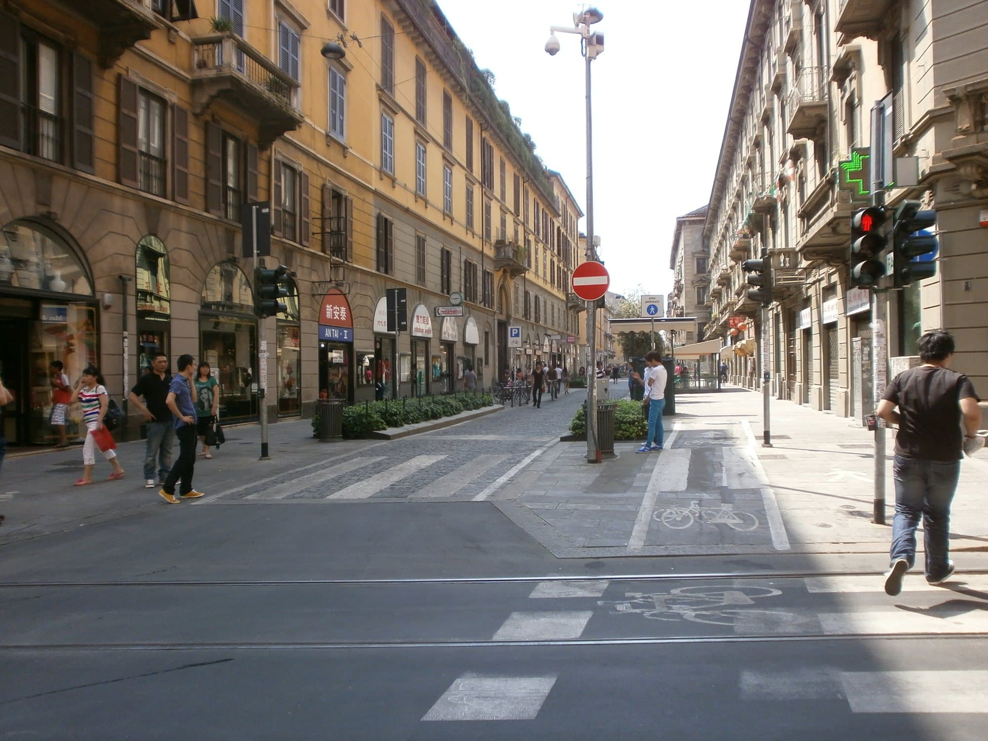 Via Paolo Sarpi, la strada pedonale del quartiere